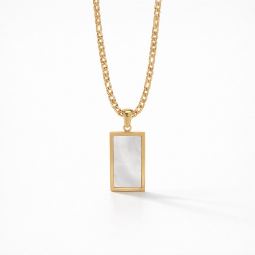 Perlmutt halskette gold damen - perlmutt,