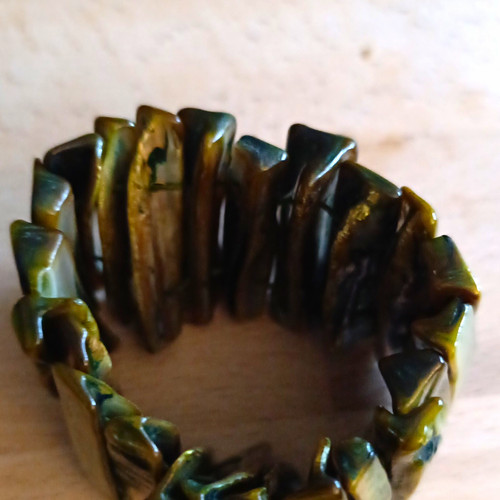 Perlmutt armband mehrfarbig - armband,