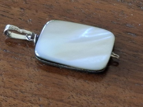 Perlmutt anhänger silber 925 - silber,