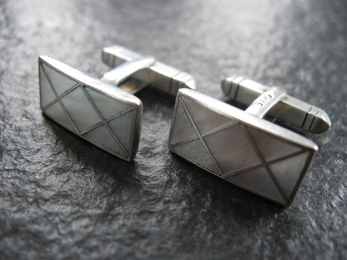 Manschettenknöpfe silber 835 - manschettenknöpfe,