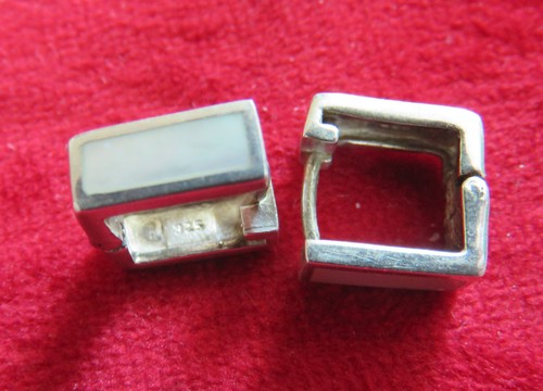 Sterlingsilber quadratische