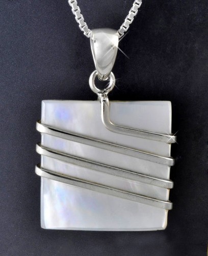 925 echt silber perlmutt - ,