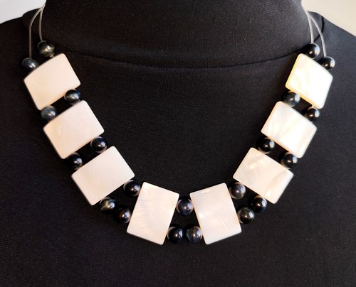 Upcycling collier reihig - upcycling,